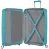 Cestovný kufor American Tourister - Soundbox Spinner 77 Exp. /Turquoise Tonic