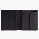 Pánska kožená peňaženka Calvin Klein - Minimalism Leather Trifold Wallet /Čierna