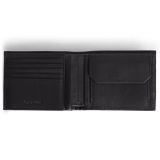 Pánska kožená peňaženka Calvin Klein - Subtle Mix Trifold 10CC + Coin /Čierna