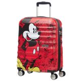 Príručný cestovný kufor American Tourister - Wavebreaker Spinner 55 Disney / Mickey Comics Red [85667-6976]
