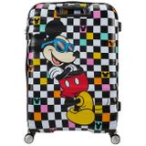 Cestovný kufor American Tourister - Wavebreaker Spinner 77 Disney / Mickey Check [85673-A080]