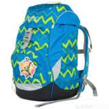 Školský ruksak Ergobag Prime - ZigZag 20L / modro-zelená
