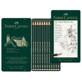 Umelecká sada grafitových ceruziek Faber Castell 9000 /12ks