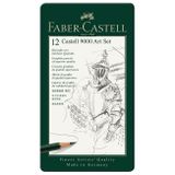 Umelecká sada grafitových ceruziek Faber Castell 9000 /12ks
