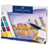 Akvarelové farby s paletou Faber Castell /36ks