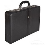 Franco Bellucci - A-7 kožený atašé kufrík / Čierny