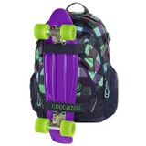 Školská taška Coocazoo - CarryLarry2 / Green Purple District