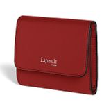 Lipault - By The Seine Wallet /Raspberry Red [105110]