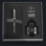 Plniace pero Parker - Duofold 135th Anniversary Black CT /FP