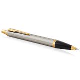 Guľôčkové pero s puzdrom Parker Royal - IM Brushed Metal GT /BP - Box