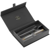 Darčeková kazeta - Guľôčkové pero s puzdrom Parker Royal - Sonnet Stainless Steel GT /BP Box-02
