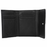 Dámska oranžová kožená peňaženka PICARD - Spirit Wallet /Čierna
