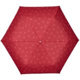 Plochý skladací dáždnik Samsonite - Alu Drop S /Sunset Red Polka Dots [108962-9683]