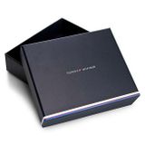Kožené púzdro na doklady a mince Tommy Hilfiger -Premium Leather Holder /Čierne