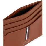 Kožené púzdro na doklady a mince Tommy Hilfiger -Premium Leather Holder /Hnedé