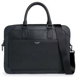 Elegantná kožená pracovná taška Tommy Hilfiger - TH Leather Slim Small Laptop Bag