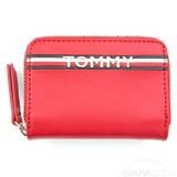 Malá dámska kožená peňaženka Tommy Hilfiger - Corporate Stripe Mini
