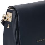 Tommy Hilfiger - Iconic Foulard Leather Saddle Bag