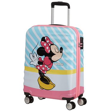 Príručný cestovný kufor American Tourister - Wavebreaker Spinner 55 Disney / Minnie Pink Kiss [85667-8623]
