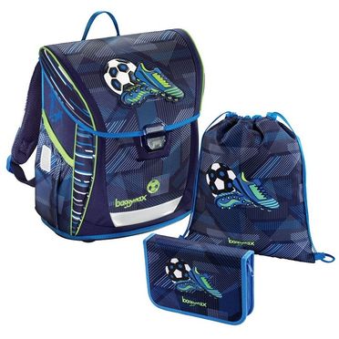 Školská taška Baggymax - Fabby / Futbal + fľaška 0,5l