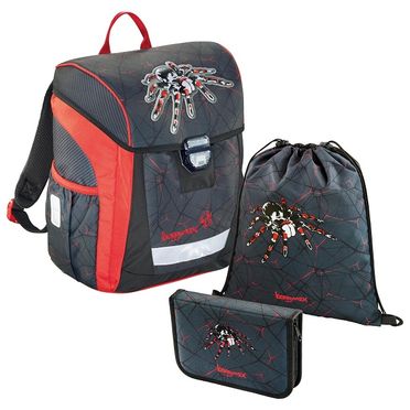 Set - školská taška, peračník a vrecko na prezuvky Baggymax - Pavúk