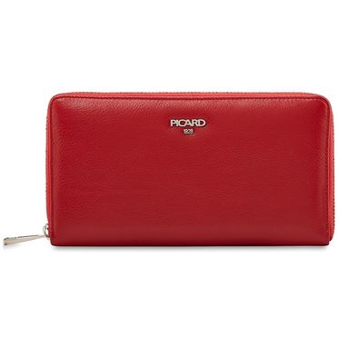 Dámska kožená peňaženka so zipsom PICARD - Bingo Wallet /Červená