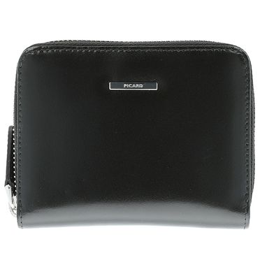 Dámska kožená peňaženka so zipsom PICARD - Offenbach adies' Wallet /Čierna