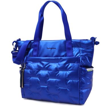 Dámska taška na rameno Hedgren - Cocoon Puffer Tote Bag /Strong Blue