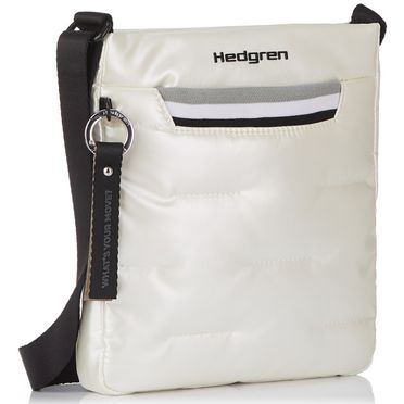 Dámska taška na rameno Hedgren - Cocoon Cushy Flat Vertical Crossover /Pearly White