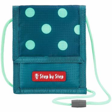 Detská peňaženka na krk Step by StepTropický chameleón