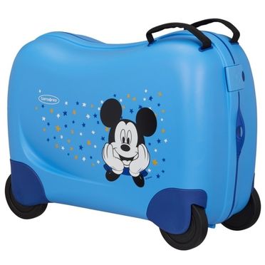 Detský kufor a odrážadlo Dream Rider Disney - Suitcase /Mickey Stars [109641-9548]