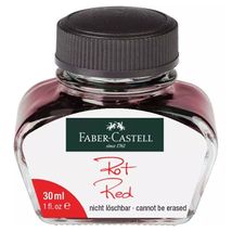 Fľaštičkový atrament Faber Castell - 30 ml /červený