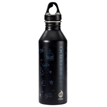 Fľaša na pitie z nerez ocele Coocazoo - 0,75 l, čierna/modrá