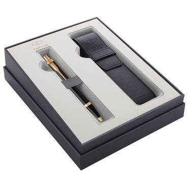 Guľôčkové pero s puzdrom Parker Royal - IM Black GT /BP Box
