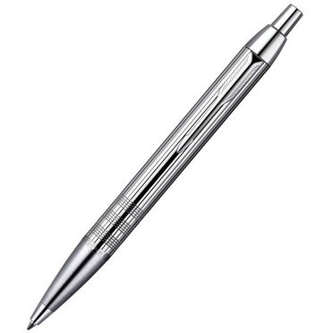 Guľôčkové pero Parker - I.M. Premium Shiny Chrome Chiselled /BP