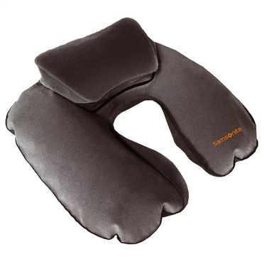 Samsonite - Inflatable Double Comf. Trav. Pillow With Pouch