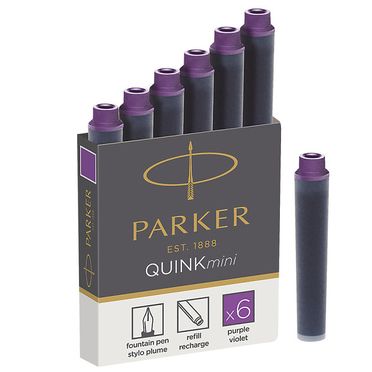Atramentové bombičky Parker - mini - fialové