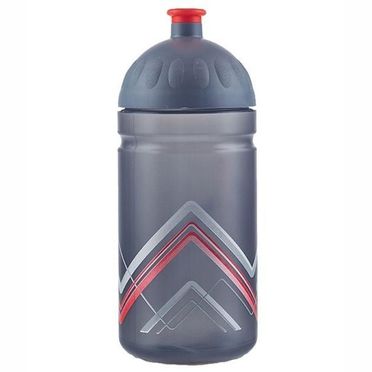 Plastová fľaška Zdravá lahev - Bike 0,5 l / Červená