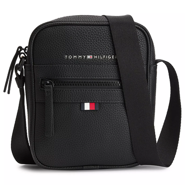 Taška na rameno Tommy Hilfiger - Essential Mini Reporter /Čierna