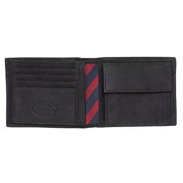 Pánska kožená peňaženka Tommy Hilfiger - Johnson CC And Coin /Black