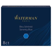 Atramentové bombičky Waterman - štandardné dlhé – Serenity Blue