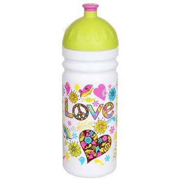 Zdravá lahev - Plastová fľaška na nápoj 0,7 l / Hippies